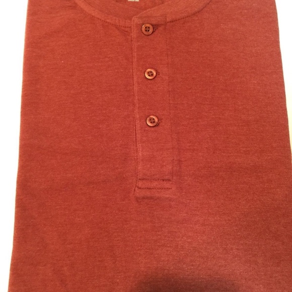 KING SIZE Other - King Size Mens Big & Tall Rust  Henley